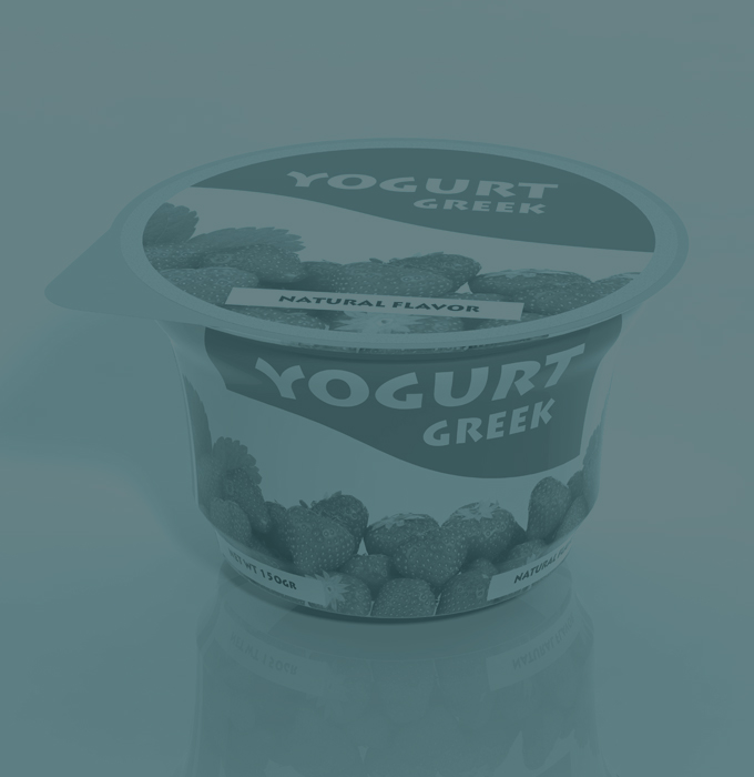 Greek Yogurt retail packaging