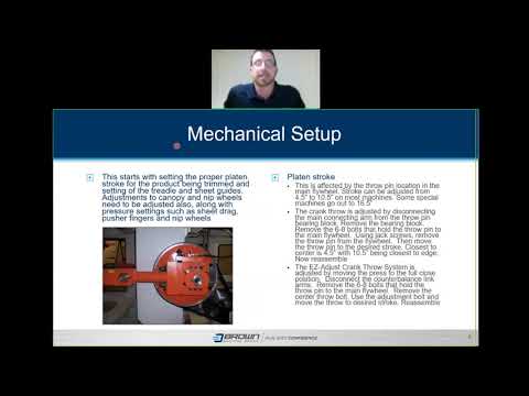 BMG Webinar - Trim Press Set Up & Troubleshooting